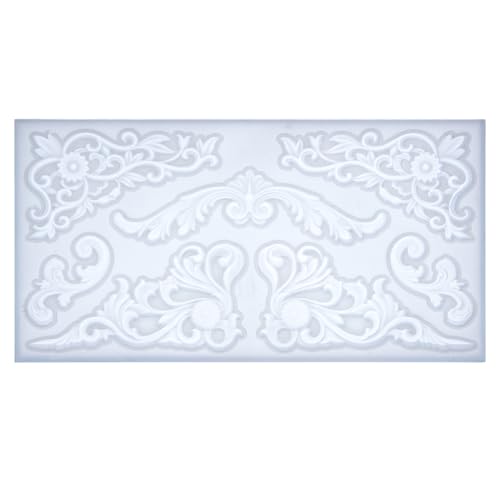 Art Molds Rococo Embellishment for Polyclay Air Dry Clay Plaster - color: Rococo Embellishment