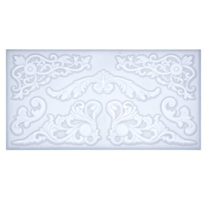 Art Molds Rococo Embellishment for Polyclay Air Dry Clay Plaster - color: Rococo Embellishment