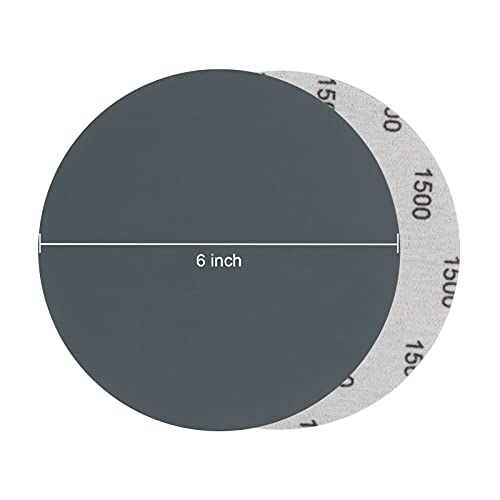 VIBRATITE 1500 Grit 6 Inch Hook & Loop Sanding Discs, 30PCS - size: 6 Inch (1500 Grit)
