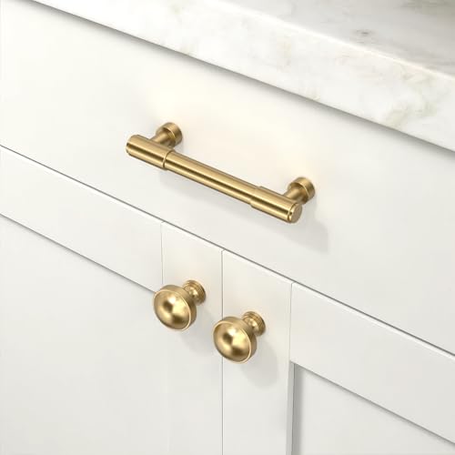 10 Pack Champagne Bronze Cabinet Pulls 3.75 Inch(96mm) Kitchen Cabinet Handles Cabinet Hardware for Drawer Pulls - color: Champagne Bronze, size: 3.75" Hole Center