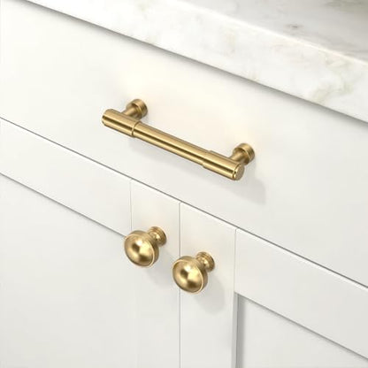 10 Pack Champagne Bronze Cabinet Pulls 3.75 Inch(96mm) Kitchen Cabinet Handles Cabinet Hardware for Drawer Pulls - color: Champagne Bronze, size: 3.75" Hole Center
