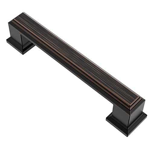 Alzassbg 3-3/4" Oil Rubbed Bronze Cabinet Pulls 10 Pack, AL3071ORB - color: Oil Rubbed Bronze, size: 3-3/4" Hole Center