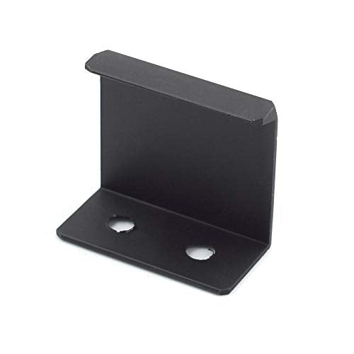 1.38 Inch Finger Pull 6Pcs, 0.63 Inch Hole Centers, Aluminum Alloy, Black - color: Black, size: 35mm/1.38", style: Straight Edge