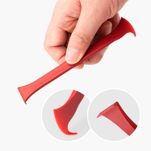 FOSHIO 4 Pack Axe Vinyl Wrap Tool Kit – Double Axe Green & Single Axe Red