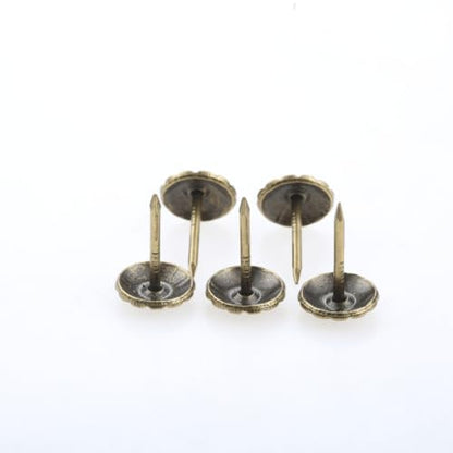 dophee 200Pcs Decorative Upholstery Tacks Nails 7/16 Inch, Antique Bronze - color: Antique Bronze