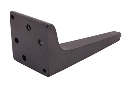 7 1/2 Inch Steel Mid Century Modern Sofa Legs - Set of 4, Black