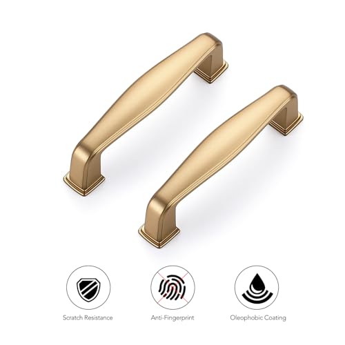 Ravinte Champagne Bronze Cabinet Handles Solid Cabinet Pulls 3 Inch 30 Pack - color: Champagne Bronze