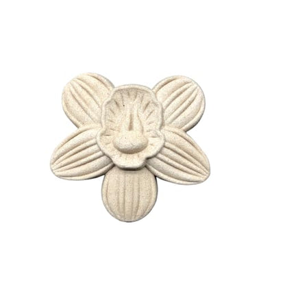 WoodUbend WUB0347 Simple Five Petal Flowers - Appliques - Heat Bendable & Flexible Wood Onlays 5x5.5cm - DIY Craft, Furniture & Home Decor - Easy to Apply & Paint - Versatile & Reusable (5 Pack) - size: WUB0347