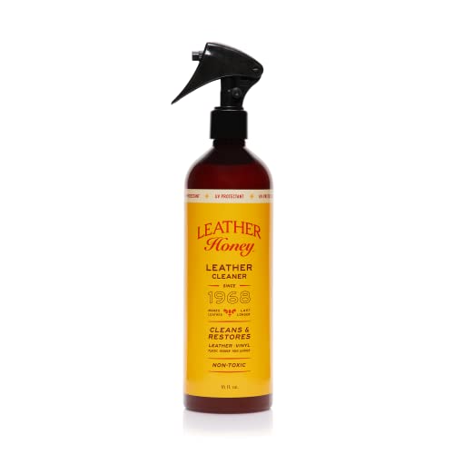 Leather Honey Leather Cleaner — Non-Toxic UV Protection, Made in the USA - size: 16 Fl Oz (Pack of 1)