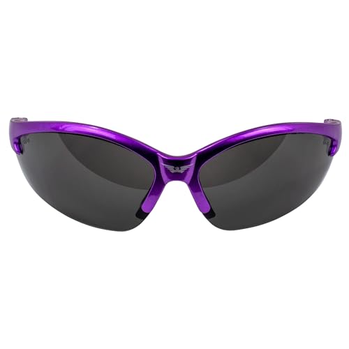 Cougar 2 AST Safety Glasses - Dark Purple Frame/ Smoke Lens