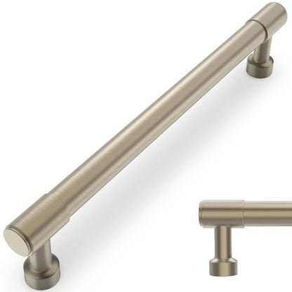 10 Pack 10 Inch(254mm) Kitchen Cabinet Handles Champagne Bronze Cabinet Pulls Alloy Drawer Pulls Solid Cabinet Hardware - color: Champagne Bronze, size: 10'' Hole Center(254mm)