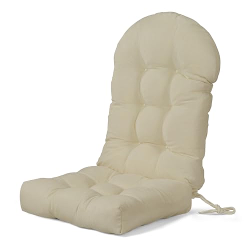 Rocking Chair Cushion 44x19x4 Non-Slip Indoor Adirondack Chair pad - color: Indoor Beige