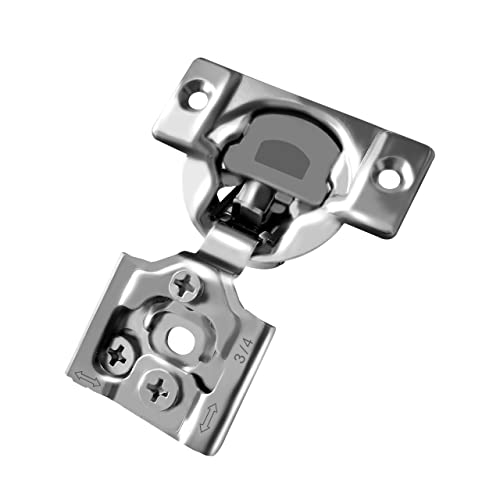10-Pack 3/4" Overlay Soft Close Face Frame Kitchen Cabinet Hinges - size: 3/4 Inch