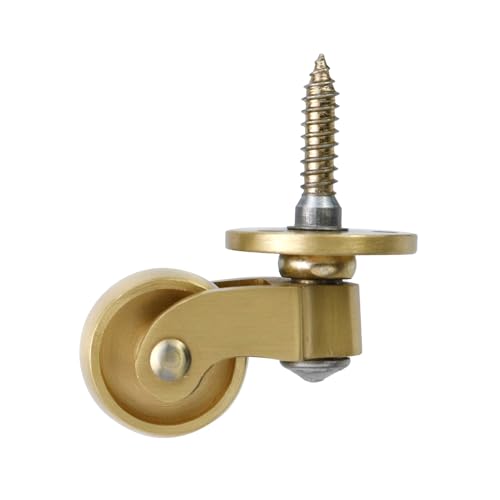 Semetall Solid Brass Swivel Caster 1" Set of 4 - style: A-102