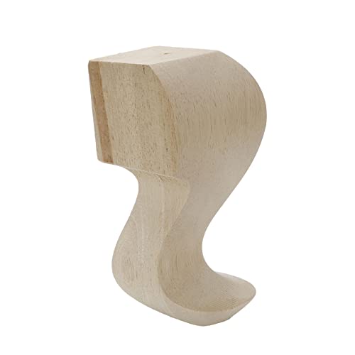 Solid Wood Furniture Legs, 5.83 Inch Height, 4Pcs