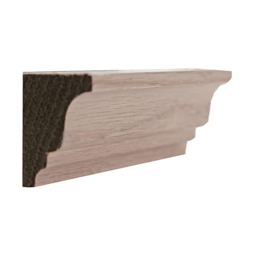 EWSC16 Solid Crown 1-3/8" High x 1" Deep Moulding. Unfinished, Poplar, 94" - color: Poplar, size: 94 inches