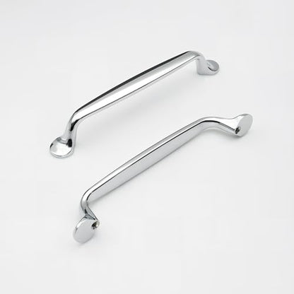 10 Pack Polished Chrome Cabinet Pulls 5 Inch/128mm Hole Center Solid Zinc Alloy Handles Drawer Dresser Polished Nickel Kitchen Cupboard Bathroom Furniture Hardware - color: 10pack - Polished Chrome, size: 5"/128mm Hole Center