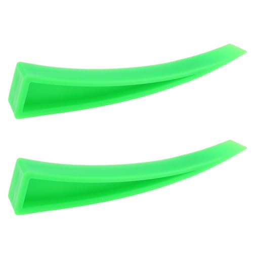 4PCS Window Curved Dent Repair Tools, Car Body Repair Plastic Wedge DIY Plastic Chisel Scraper Car Door Unlocking Kit, Red and Green Lacquer Free Dent Repair Tool