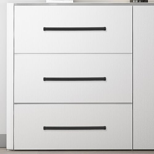 10 Pack 12-5/8 Inch(320mm) Matte Black Kitchen Cabinet Handles Knurled Cabinet Pulls Black Drawer Pulls Kitchen Hardware - color: Matte Black, size: 12-5/8'' Hole Center(320mm)