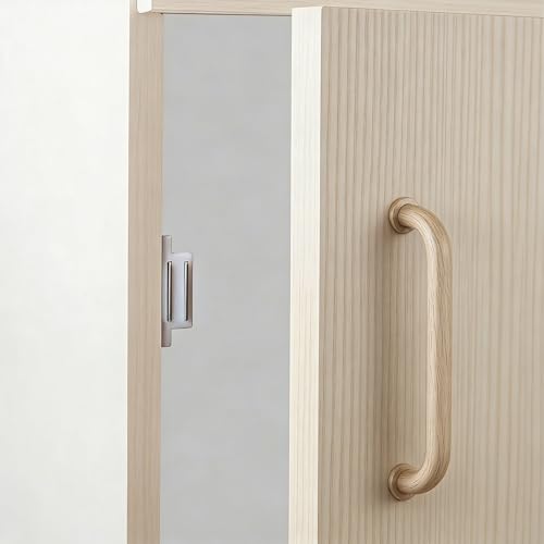 Murtenze Magnetic Cabinet Latch, White, 4 Pack - color: White
