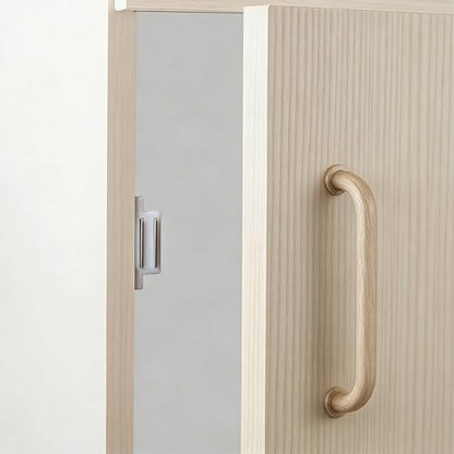 Murtenze Magnetic Cabinet Latch, White, 4 Pack - color: White