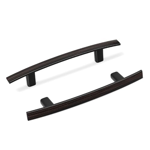 homdiy 5 Pack Oil Rubbed Bronze Cabinet Pulls, Zinc Alloy, 3-3/4 Inch CC - color: Oil Rubbed Bronze, size: 3-3/4 Inch Hole Center