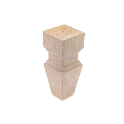 T Tulead 150mm Height Wooden Furniture Feet Unfinished Sofa Feet 4PCS - size: Height:150mm