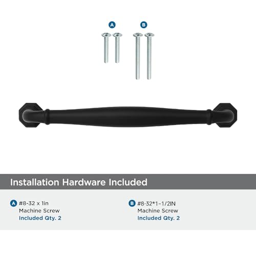 10 Pack 3 Inch Hole Center Matte Black Heavy Duty Solid Cabinet pulls Ideal for Dressers, Bathroom, cabinets, and Kitchens cabinets. - color: Matte Black, size: 3 Inch Hole Center, style: 10 Pack