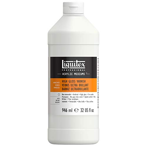 Liquitex Professional High Gloss Varnish, 946ml (32-oz) - color: High Gloss, style: 32-oz