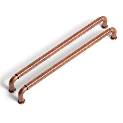 Goo-Ki 6 Pack 7-1/2 Inch （192mm） Hole Center Cabinet Pulls Antique Copper Zinc Alloy Kitchen Drawer Pulls Drawer Handles 8 Inch Length 2201-AC-192 - color: Antique Copper, size: 7-1/2 inch Hole Centers