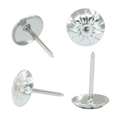 Antique Upholstery Tacks, Silver, 100 Pack - color: Silver
