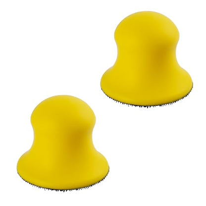 2 Pcs Sanding Blocks 3 inch Round Hook and Loop Sanding Block for Woodworking Furniture Restoration Automotive Body Arts Crafts Hand Sanding Block - color: 3in Round
