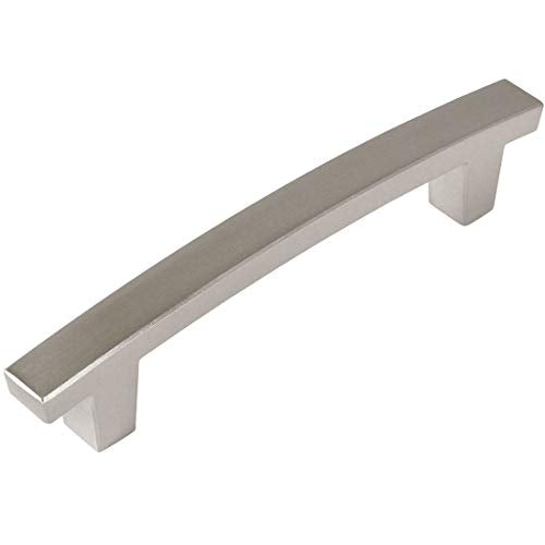 Cosmas 25 Pack 5236SN Satin Nickel Arch Pull 3-1/2 Inch Hole Centers