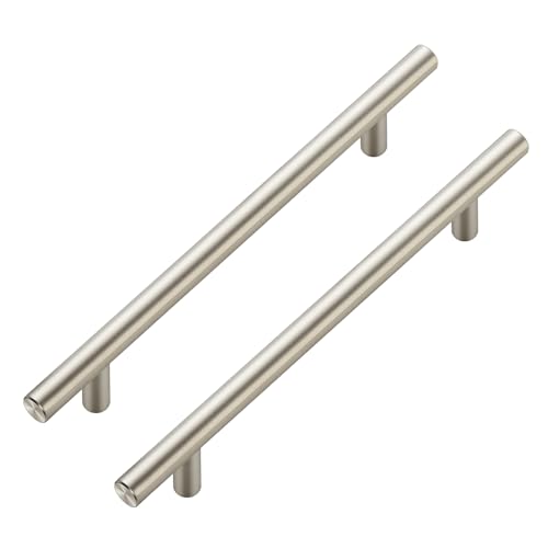20 Pack Brushed Nickel Cabinet Handles, 6-1/4 in Hole Center Cabinet Pulls - color: Brushed Nickel, size: 6-1/4 in Hole Center