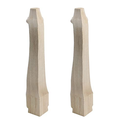 T Tulead 300mm/11.8" Height Wooden Furniture Legs Pack of 4 - size: 300mm Height