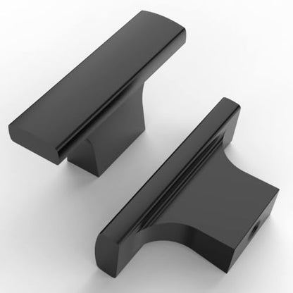 Asidrama 25 Pack Matte Black Kitchen Cabinet Knobs Dresser Knobs Drawer Knobs Cabinet Hardware Zinc Knobs for Dresser Drawers - color: Matte Black, style: 25 Pack