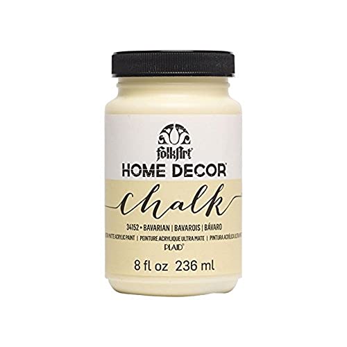FolkArt, Bavarian 34152 Home Decor Chalk Furniture & Craft Paint in Assorted Colors, 8 ounce, 8 fl oz, 8 Fl Oz - color: Bavarian