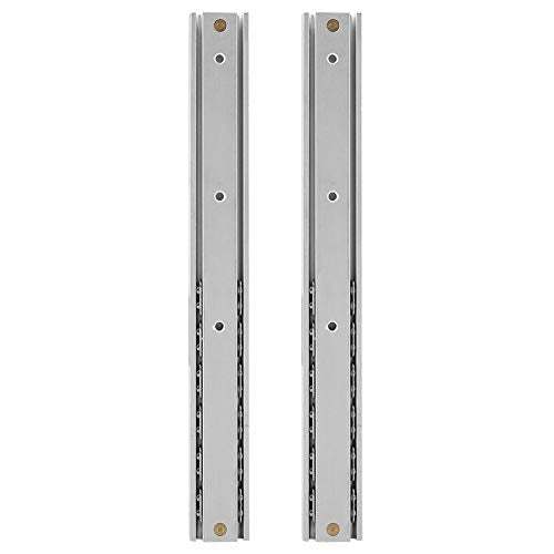 2pcs/ Set Mini Drawer Slides,Soft Close Ball Bearing Drawer Runners, Aluminum Alloy Smooth Slideway Sliding Drawer Drawer Cabinet Rail Hardware (140mm)