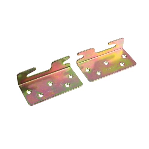 Geesatis Beds Rail Bracket,4 PCS Bed Rail Hooks Plates,3.6" x 2"