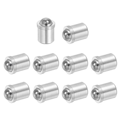 uxcell 10Pcs Stainless Steel Spring Plunger 8x5.5 mm Precision Ball (5N) - size: 8 x 5.5 mm(5N)