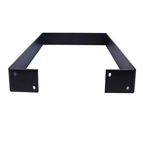 Osring 16 Inch Coffee Table Legs U-Shaped, 2pcs Metal Furniture Leg, Black - size: 16 Inch