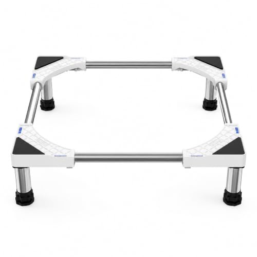 SEISSO Mini Fridge Stand Adjustable Height 7"-8.2" for Appliance 23"-32" - size: Round Tube With 4 Feet