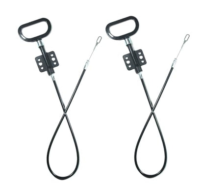 Recliner Sofa and Reclined Chair Replacement Cable D Handle Pull Type, O-Shaped End,Total Cable Length(Include Handle):27inch,Exposed Length:2.5inch DASO-4, 2Pcs - size: Total Length:27inch,Exposed Length:2.5inch