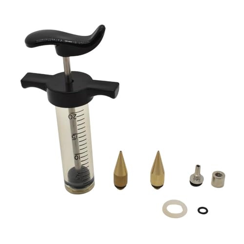 Big Horn 19408 High Pressure Glue Injector with 2 Brass Tips