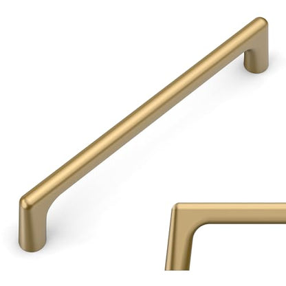 Amerdeco 10 Pack Champagne Bronze Cabinet Pulls 5" - color: Champagne Bronze, size: 5" hole center