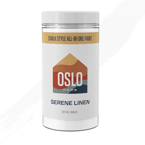 Chalk Style Paint, Off White (Serene Linen), Quart, Matte - color: 04) Serene Linen, size: 32 Fl Oz (Pack of 1)