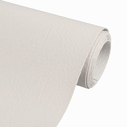 Marine Vinyl Upholstery Faux Leather Fabric, 1 Yard Beige - color: Beige, size: 1 Yard 55" x 36" (Pre-cut)