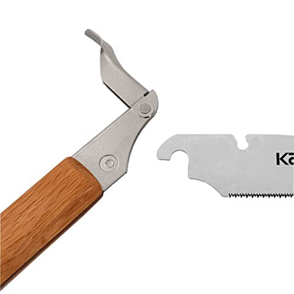 KAKURI Japanese Hardwood Saw 8.2", Premium Oil-Finished Red Oak Handle - color: Japanese Saw (Hardwood 8-1/4")