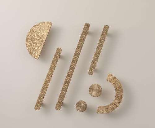 Goo-Ki 3''(76 mm) Hole Centers Luxurious & Sturdy Zinc Alloy Cabinet Handls,Champagne Bronze Cabinet Pulls for Kitchen,Drawer,Cupboard & Wardrobe,6 Pack - color: Champagne Bronze, size: 3'' Hole Centers