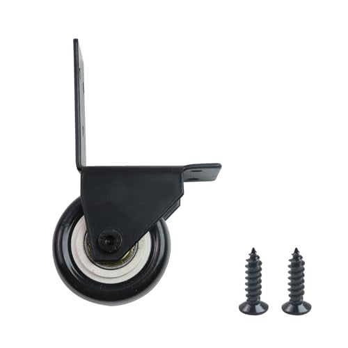 Crapyt 2 PCS Side Mount Casters Swivel Caster Wheels